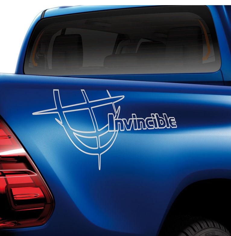 Yan Panel Çıkartması, INVICIBLE