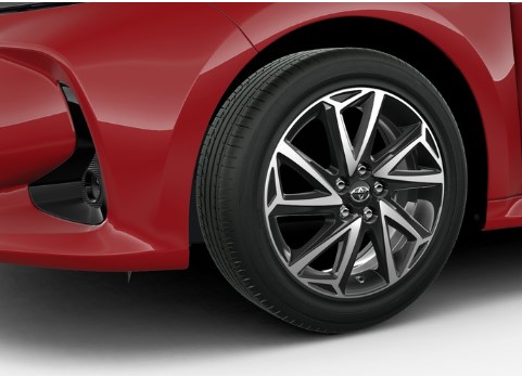 Alüminyum Jant 5 Çift Kollu 16" Siyah 