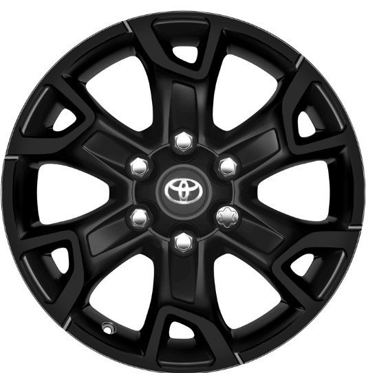 Alüminyum Jant Mat Siyah 6 kollu 18" 